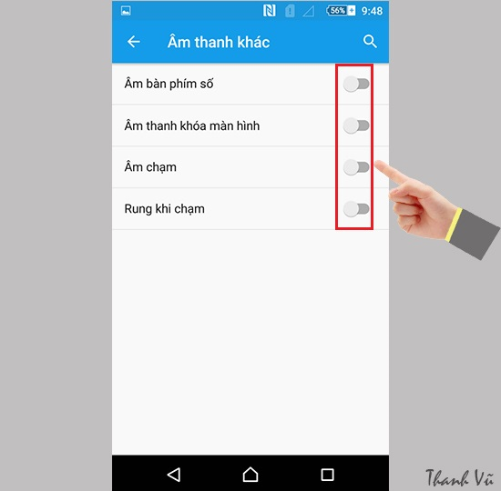Cach tat am, tat rung tren Sony Xperia M5 Single 4
